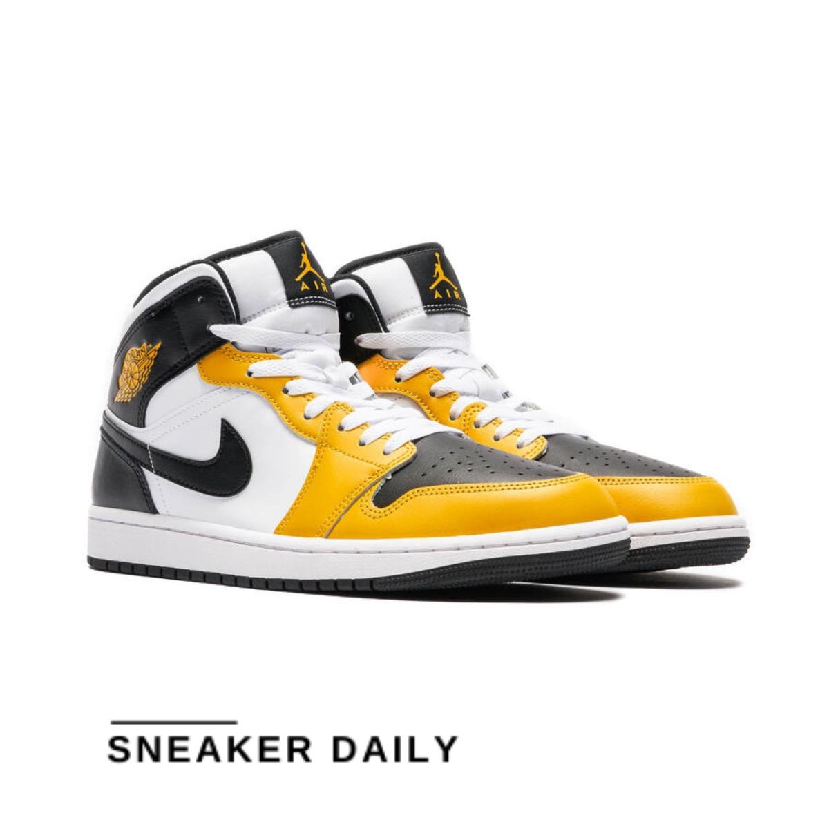 Giày Air Jordan 1 Mid Yellow Ochre DQ8426-701 - Ảnh 8