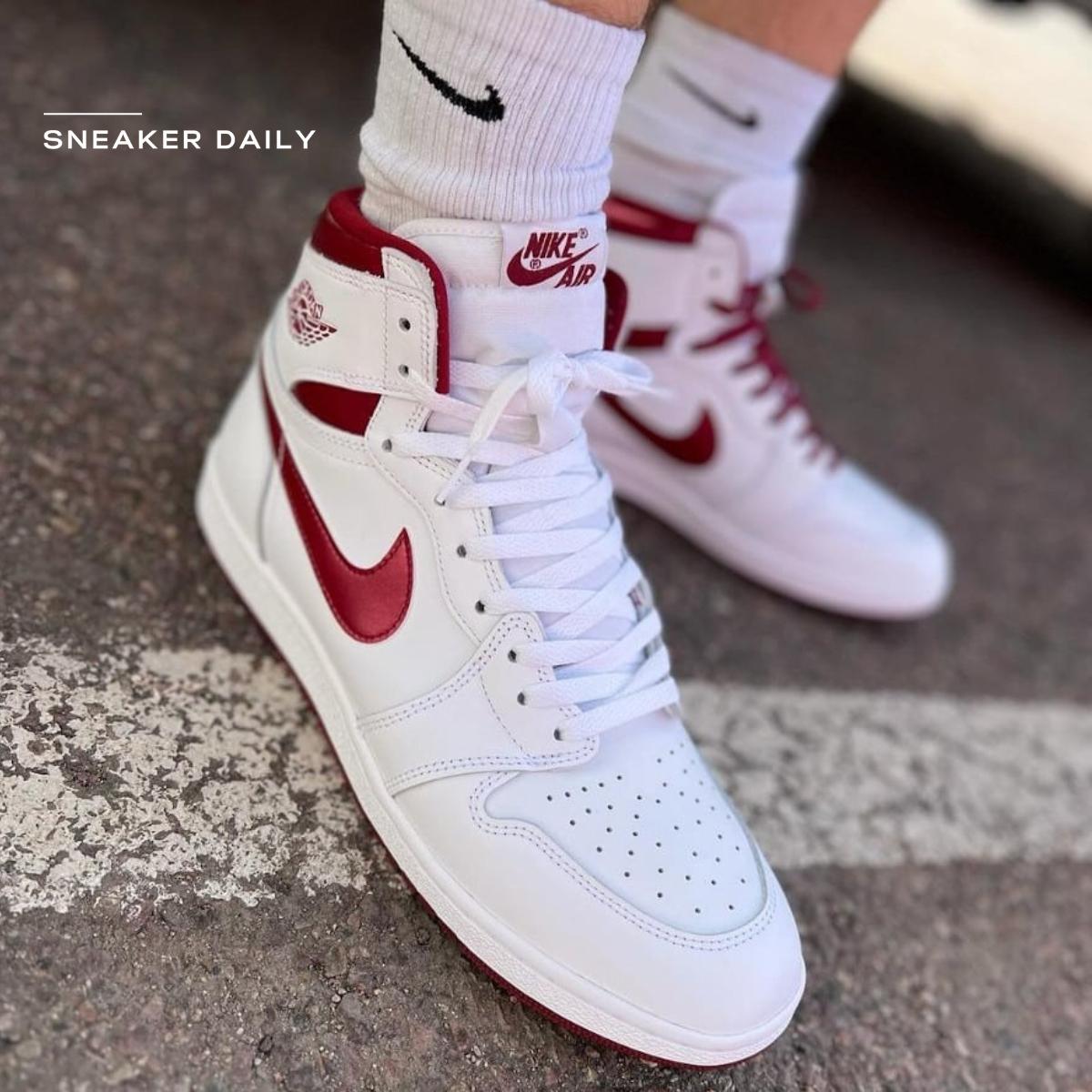 Giày Air Jordan 1 Retro High 85 OG Metallic Burgundy BQ4422-161 - Ảnh 6