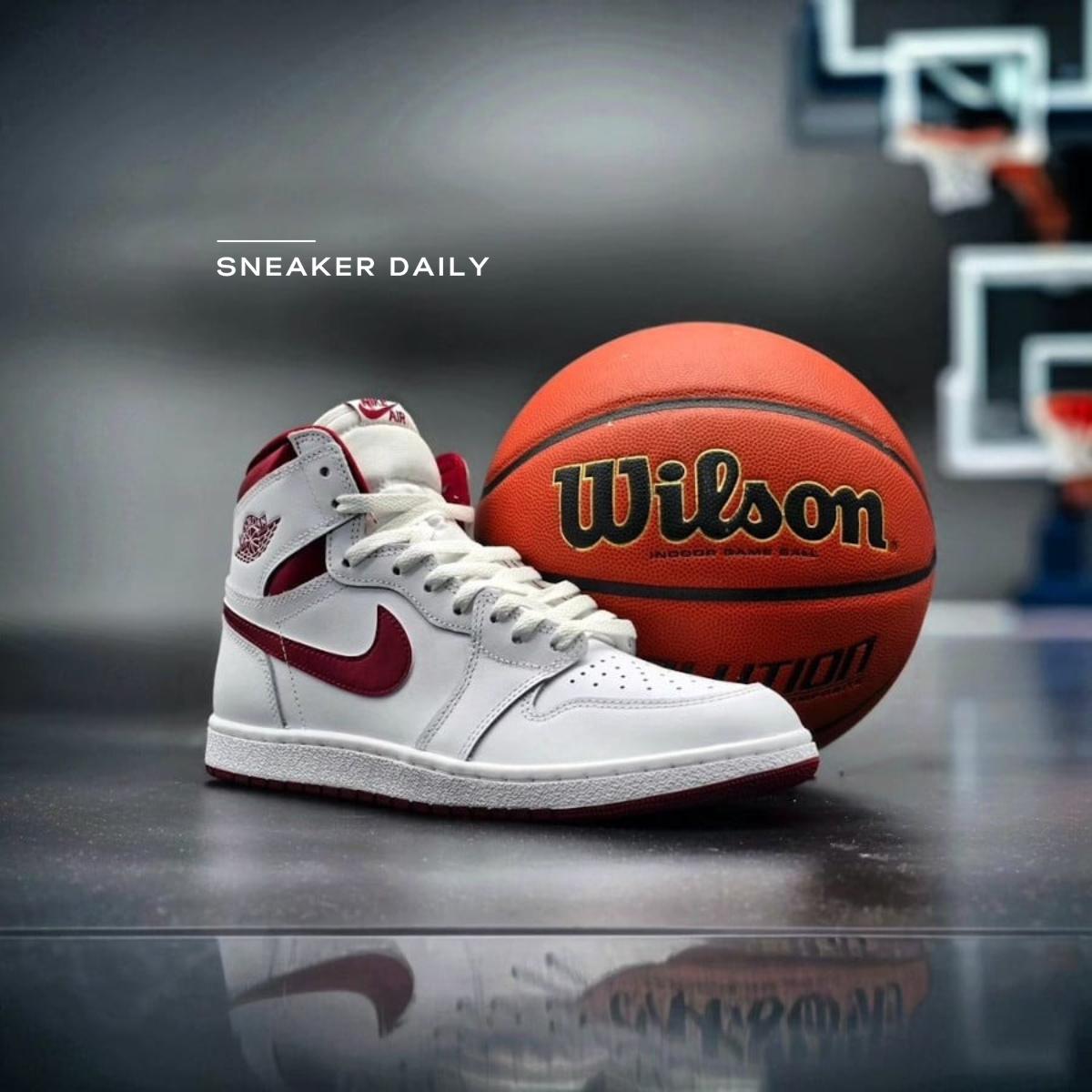 Giày Air Jordan 1 Retro High 85 OG Metallic Burgundy BQ4422-161 - Ảnh 9