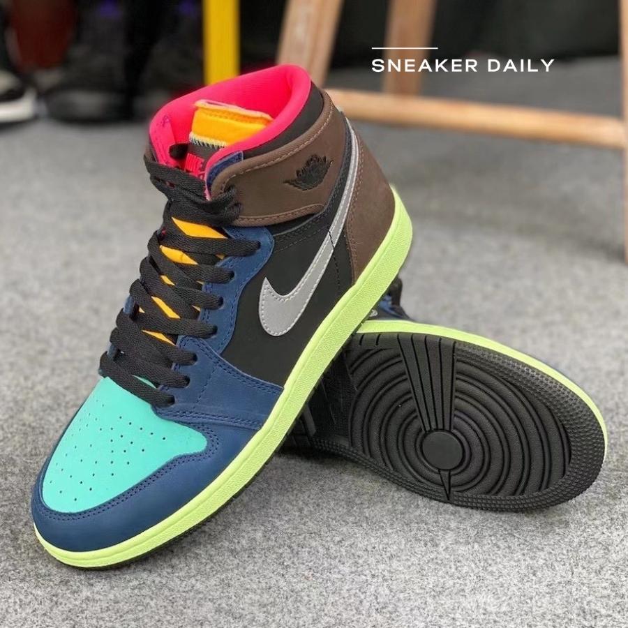 Giày Air Jordan 1 Retro High GS Tokyo Bio Hack 575441-201 - Ảnh 8