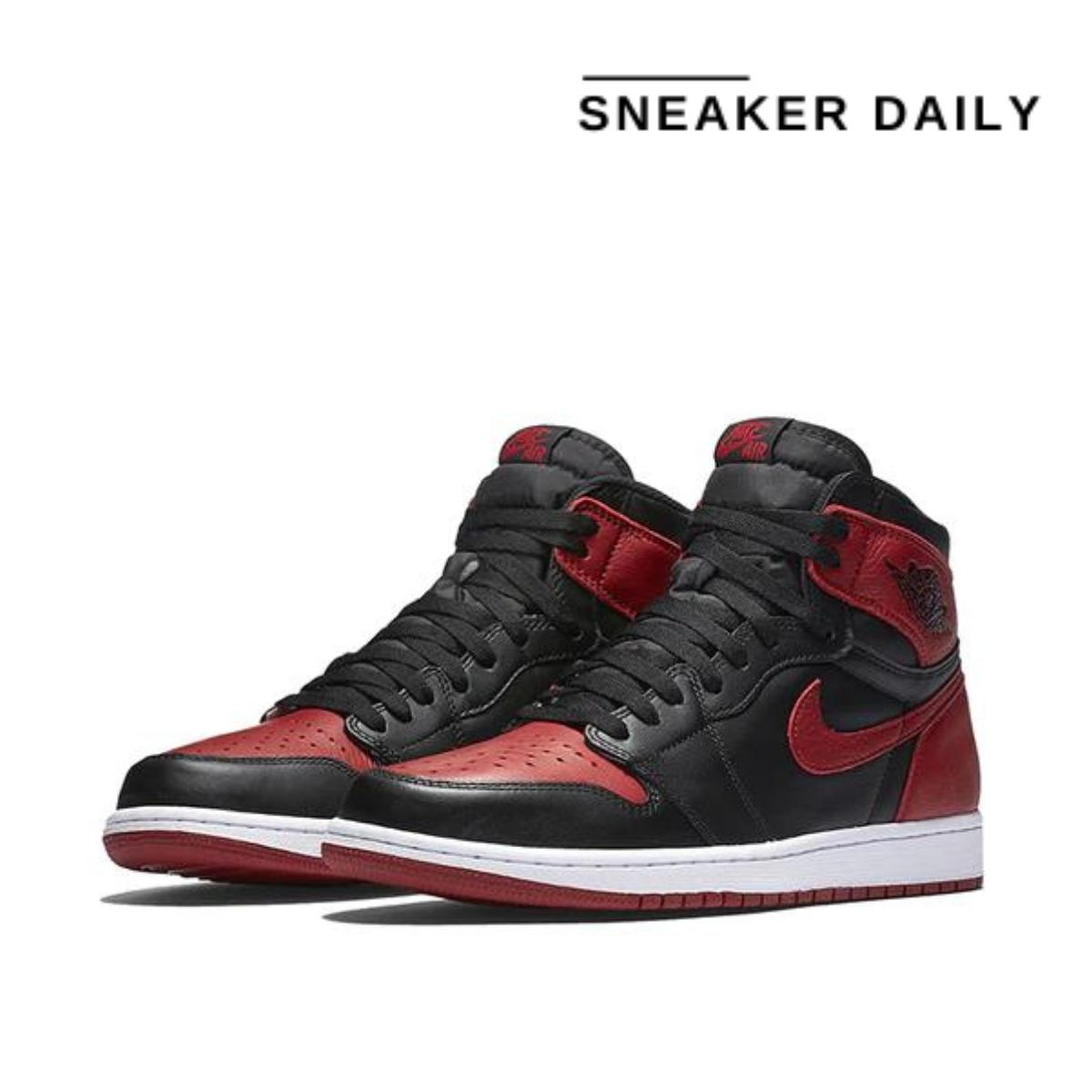 Đế ngoài cao su xương cá của Air Jordan 1 Retro High OG Banned GS