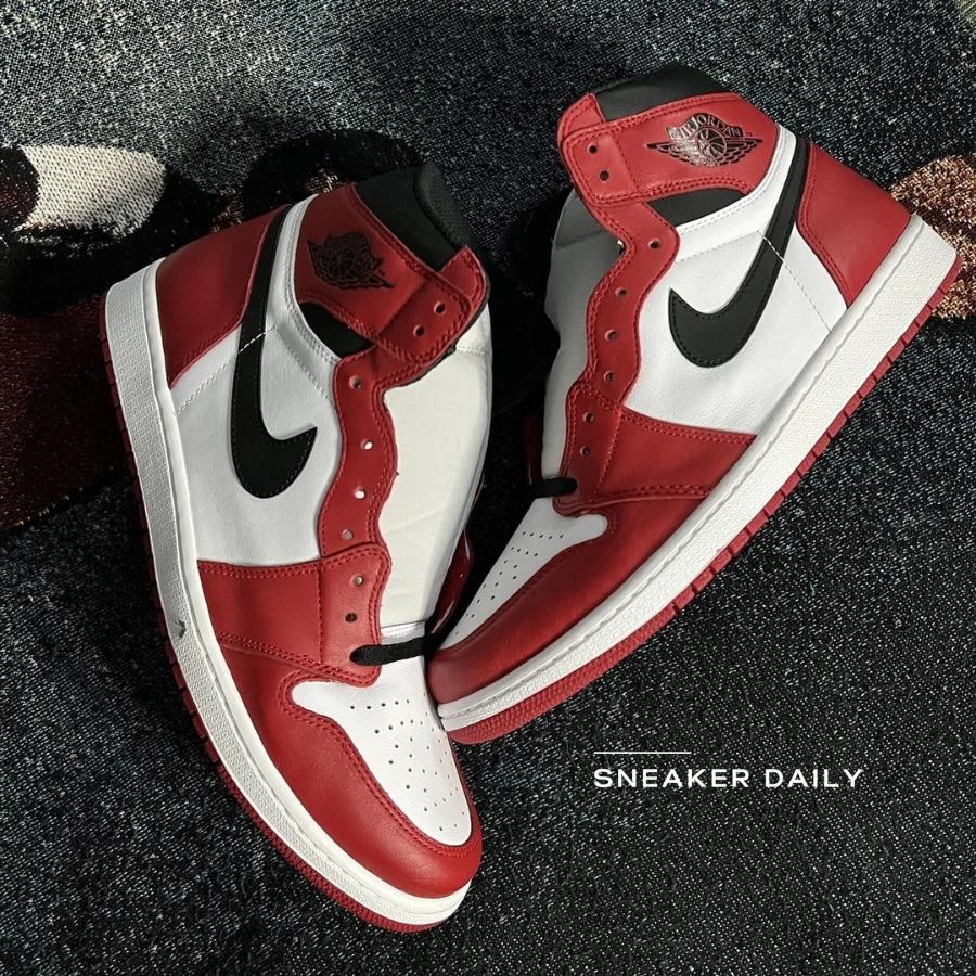 Giày Air Jordan 1 Retro High OG Chicago 2015 555088-101 - Ảnh 5