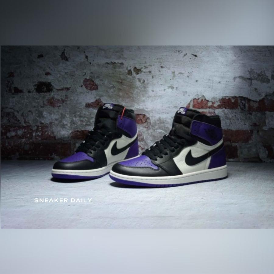 Giày Air Jordan 1 Retro High OG Court Purple 555088-501 - Ảnh 2