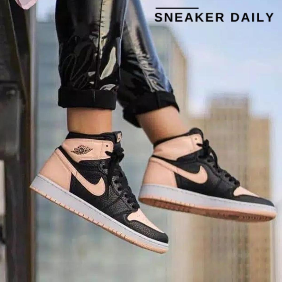 Giày Air Jordan 1 Retro High OG Crimson Tint (GS) 575441-081 - Ảnh 6