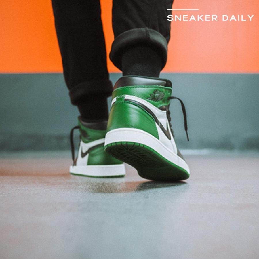 Giày Air Jordan 1 Retro High OG Pine Green 555088-302 - Ảnh 6