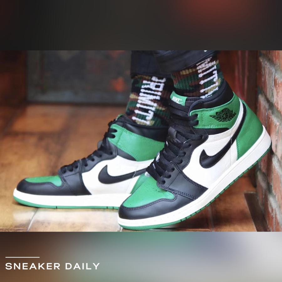 Giày Air Jordan 1 Retro High OG Pine Green 555088-302 - Ảnh 7