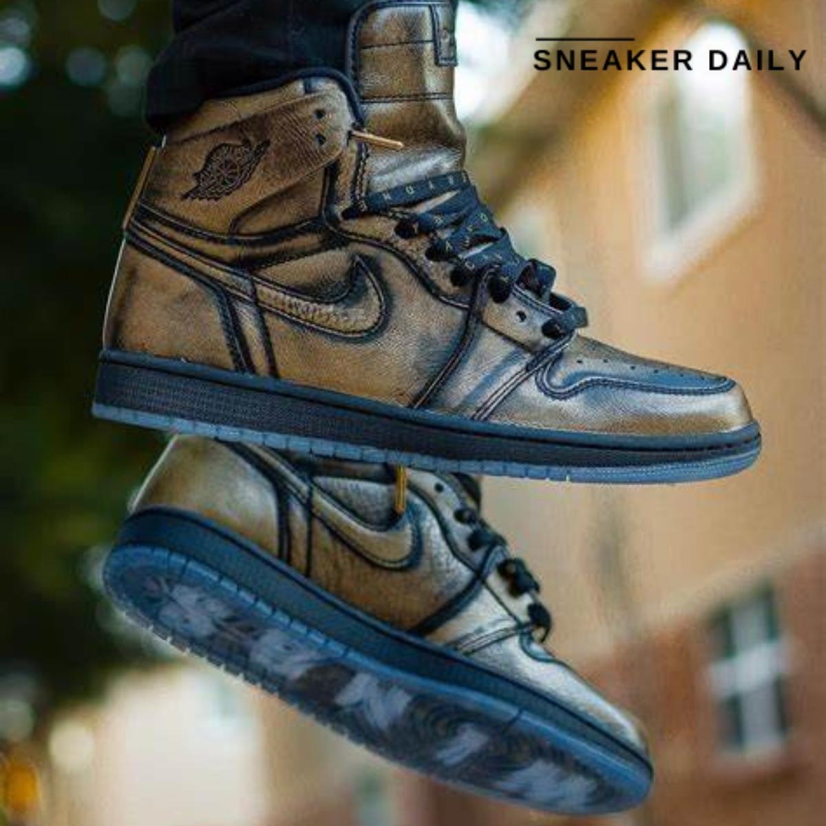 Giày Air Jordan 1 Retro High OG Wings AA2887-035 - Ảnh 9