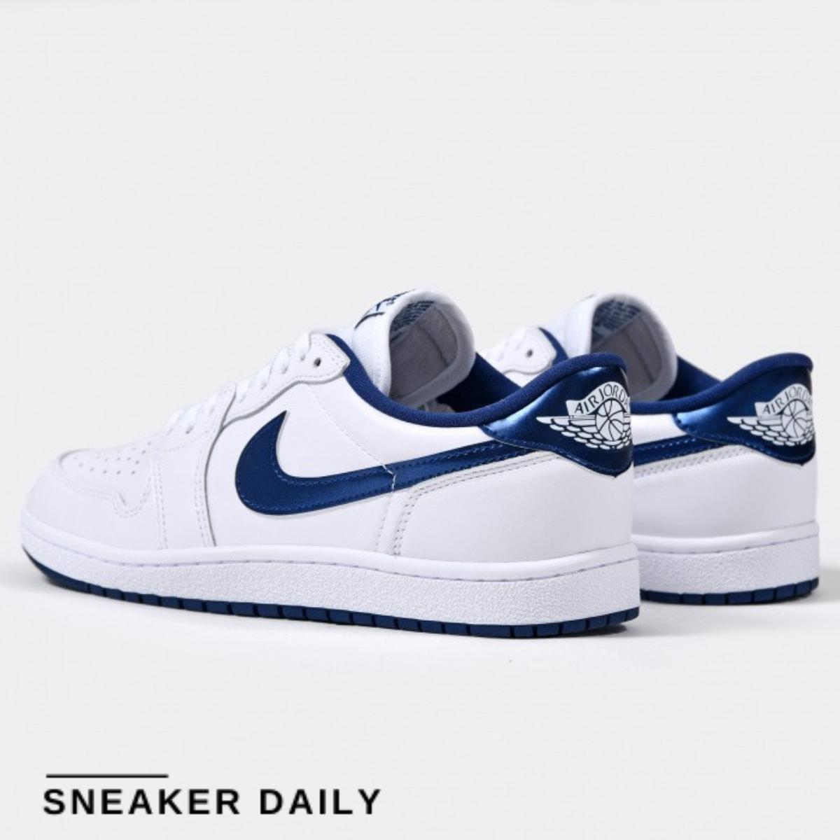 Giày Air Jordan 1 Retro Low 85 Metallic Blue FB9933-141 - Ảnh 10