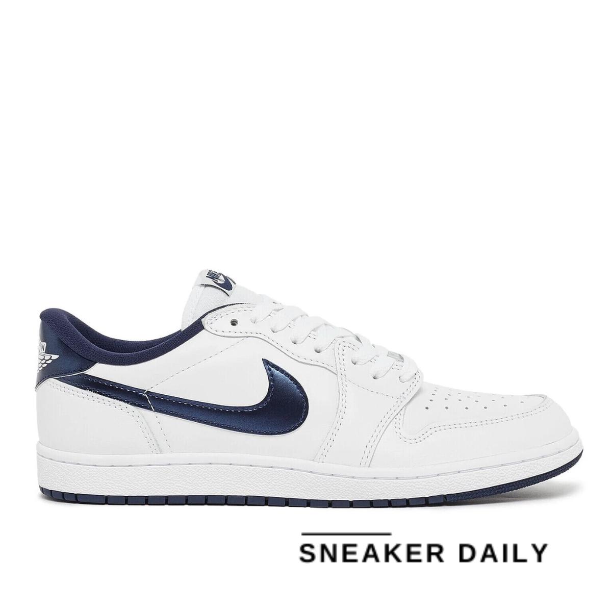 Giày Air Jordan 1 Retro Low 85 Metallic Blue FB9933-141 - Ảnh 4