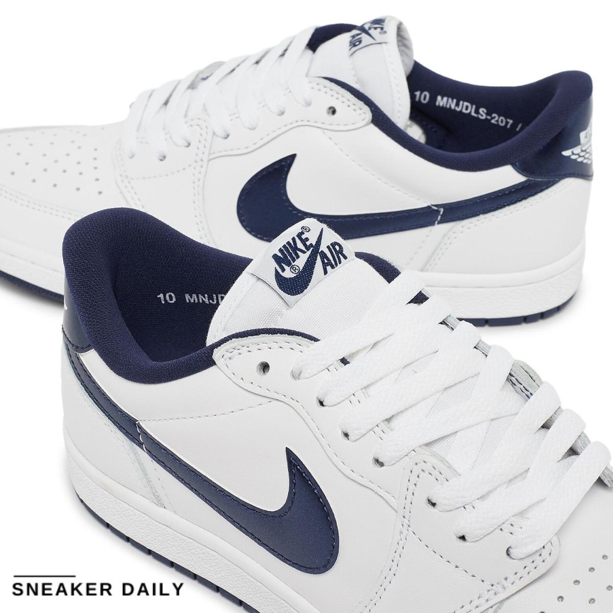 Giày Air Jordan 1 Retro Low 85 Metallic Blue FB9933-141 - Ảnh 5