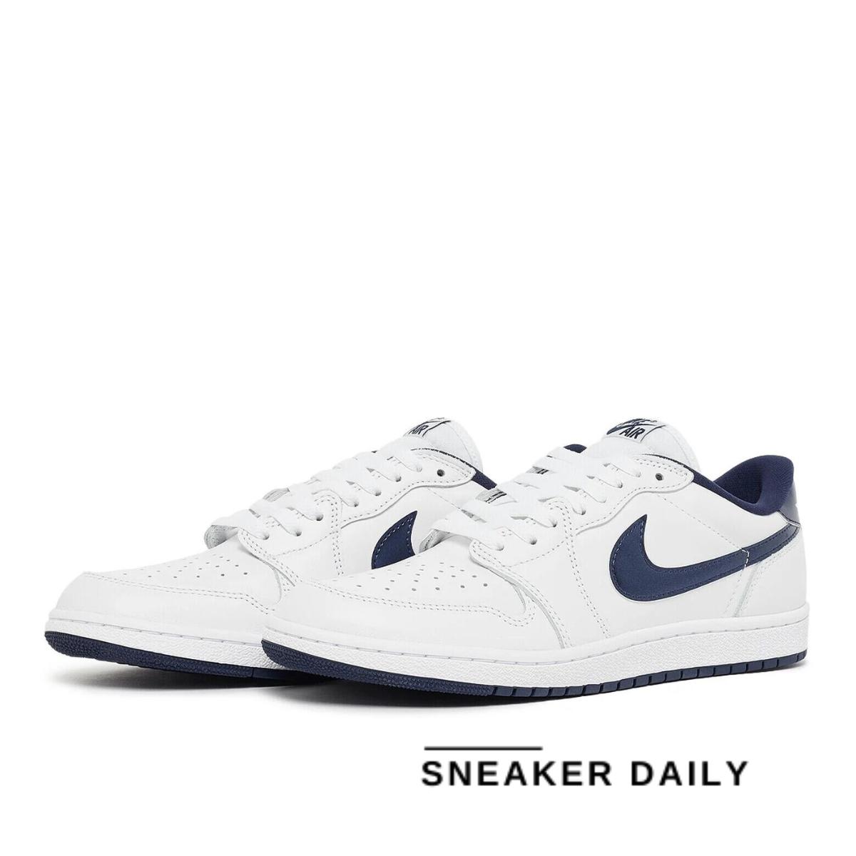Giày Air Jordan 1 Retro Low 85 Metallic Blue FB9933-141 - Ảnh 6