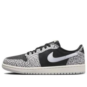 Giày Air Jordan 1 Retro Low OG Black Cement (WMNS) CZ0775-001