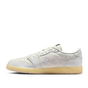 Giày Air Jordan 1 Retro Low OG Sail Floral Swoosh IF4391-100