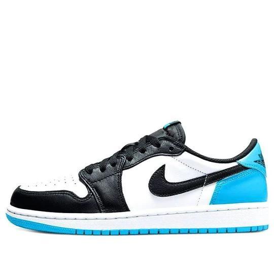 Giày Air Jordan 1 Retro Low OG UNC GS CZ0858-104 phối trắng xanh UNC