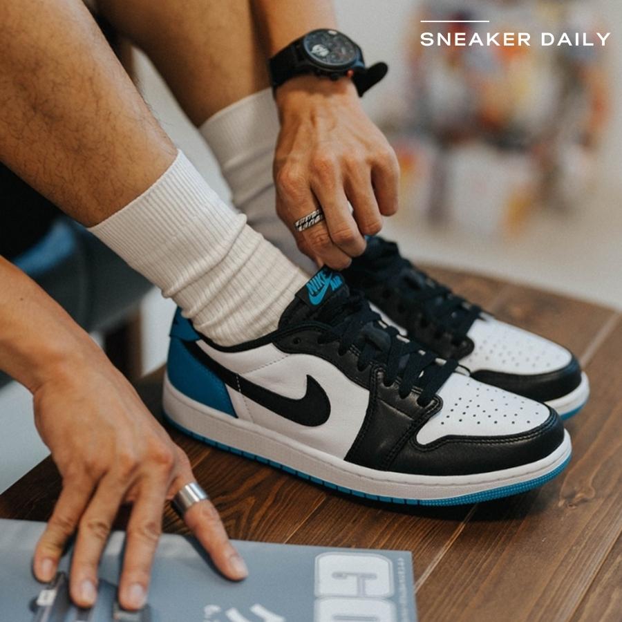 Giày Air Jordan 1 Retro Low OG UNC (GS) CZ0858-104 - Ảnh 5