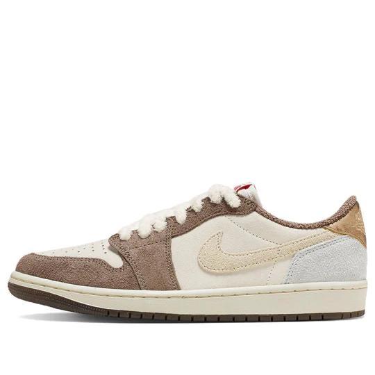Giày Air Jordan 1 Retro Low OG Year of the Rabbit DV1312-200 phối màu trắng kem