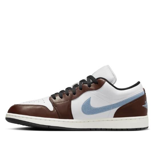 Giày Air Jordan 1 Retro Low SE Brown Blue Grey FQ7832-142 phối màu nâu xanh xám