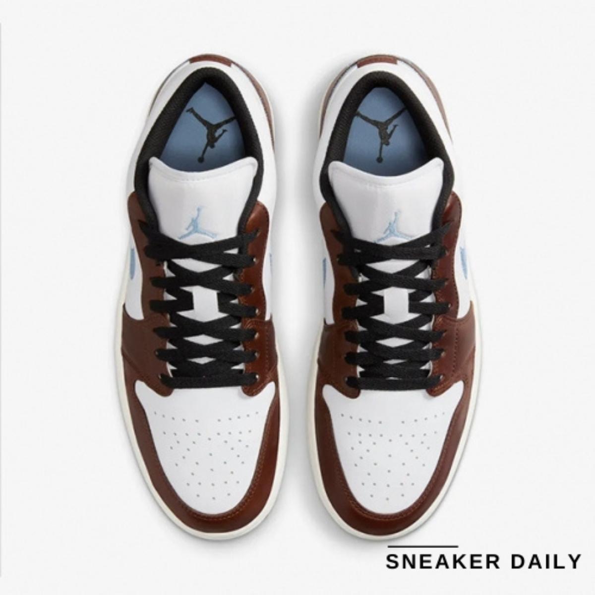 Giày Air Jordan 1 Retro Low SE Brown Blue Grey FQ7832-142 - Ảnh 4