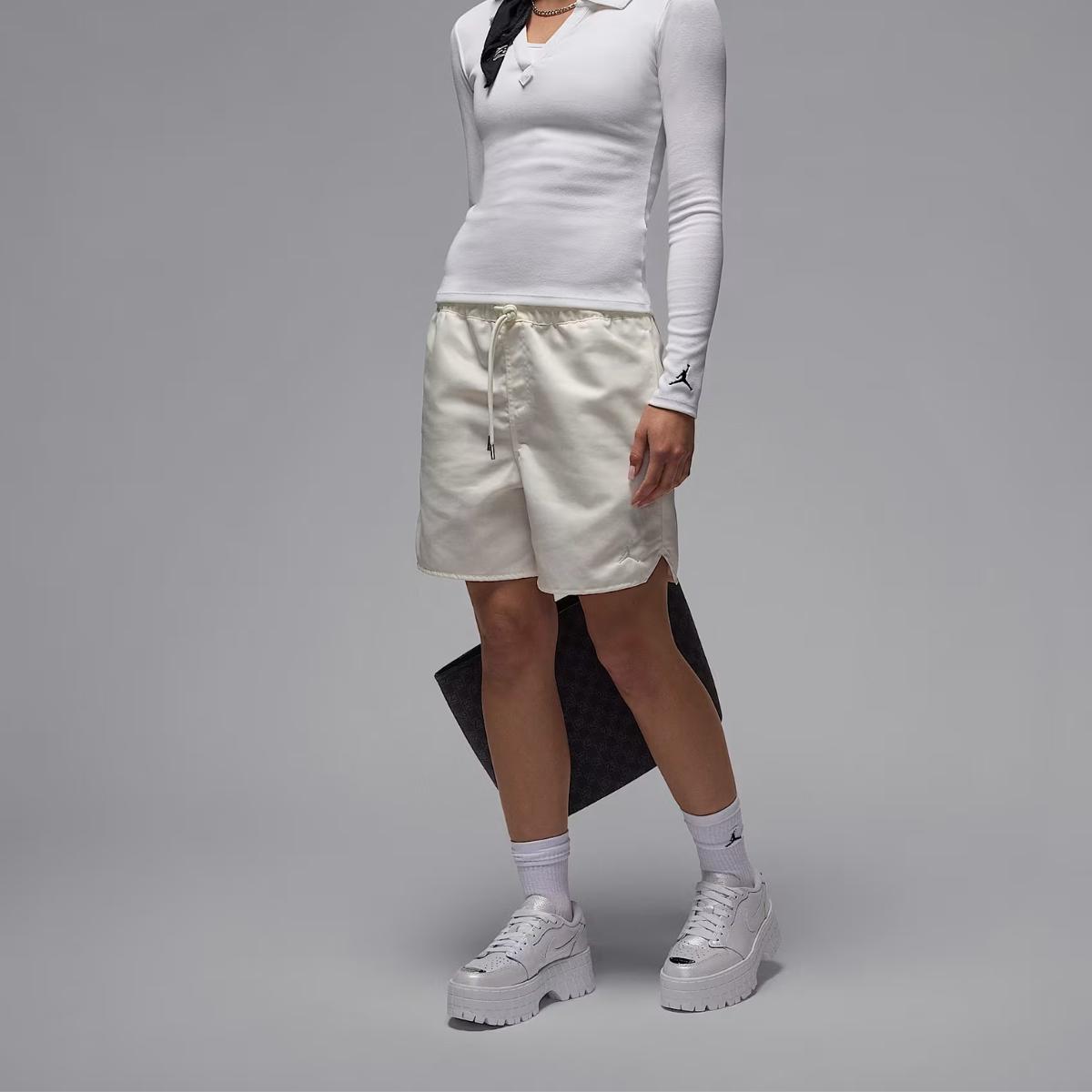 Giày Jordan 1 Brooklyn Low White Metallic Silver (WMNS) HF3184-100 - Ảnh 6