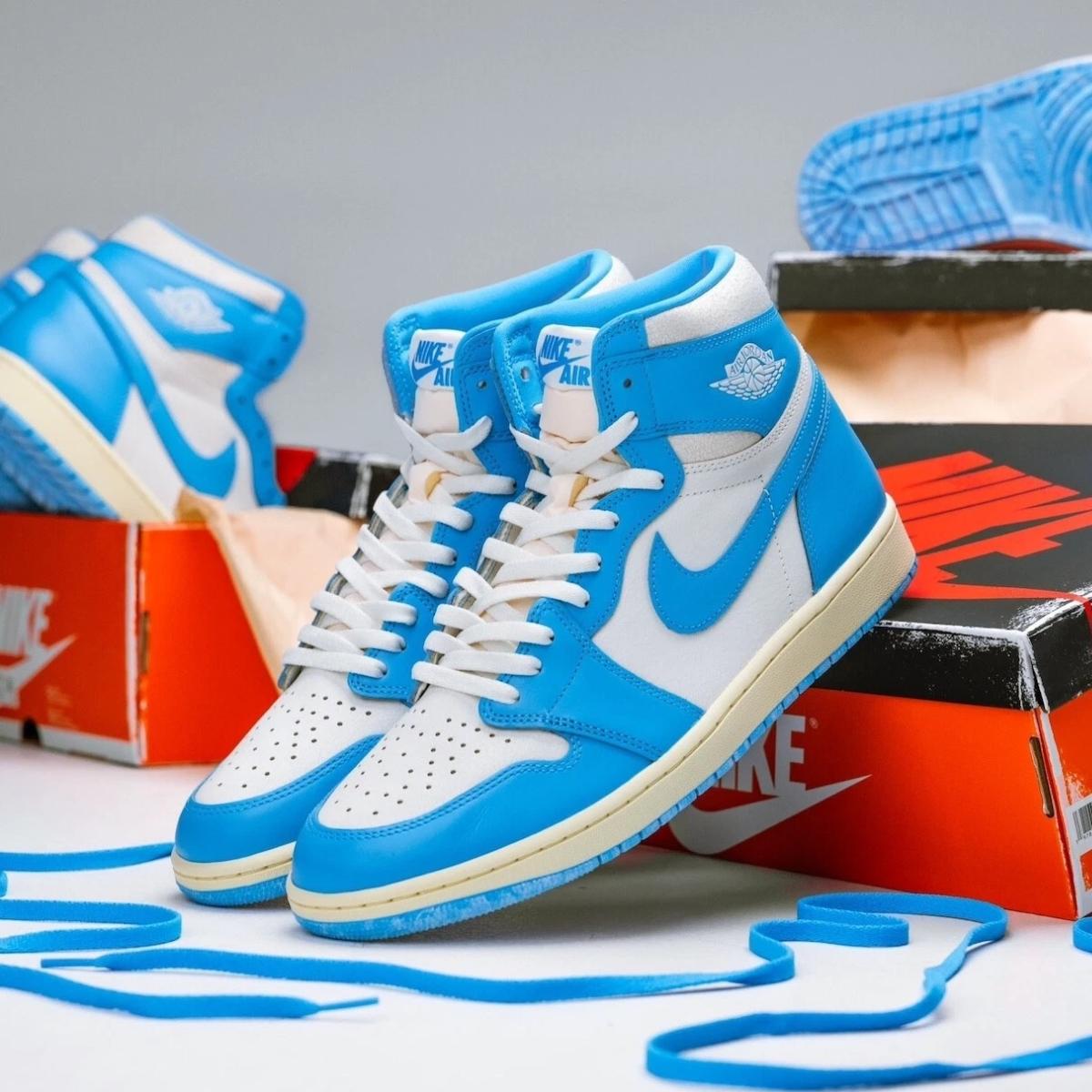 Giày Jordan 1 Retro High OG UNC Reimagined DZ5485-402 - Ảnh 2