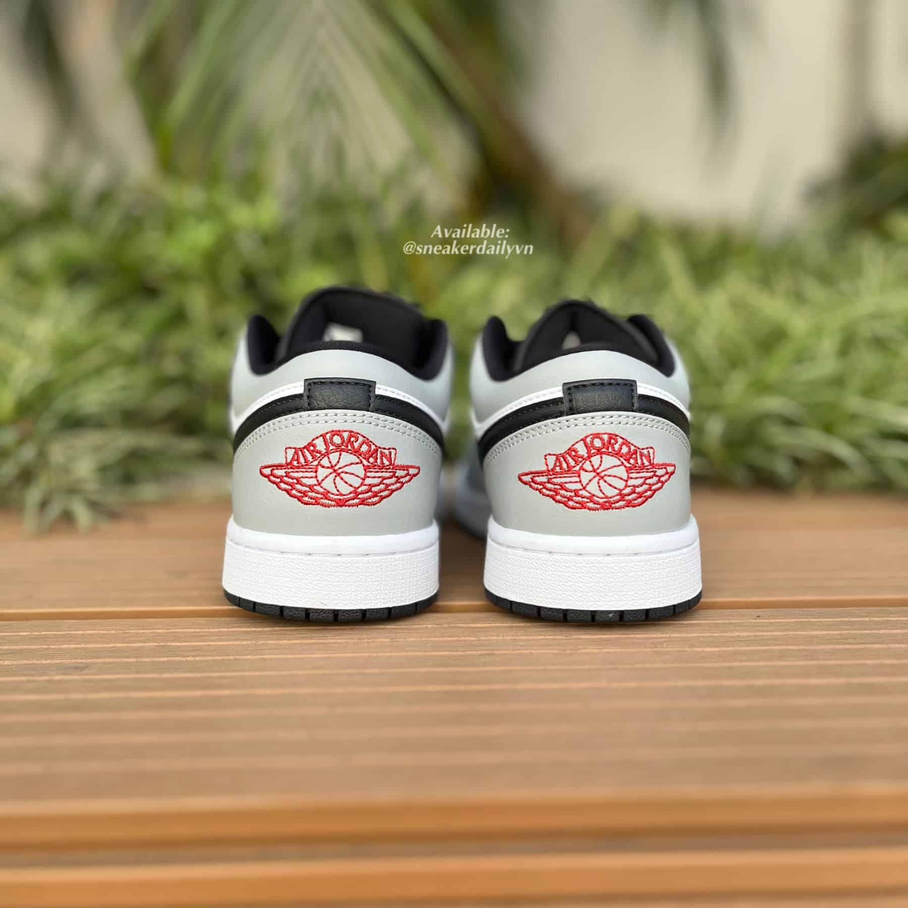 Giày nam Air Jordan 1 Low Light Smoke Grey V2 553558-030 - Ảnh 7