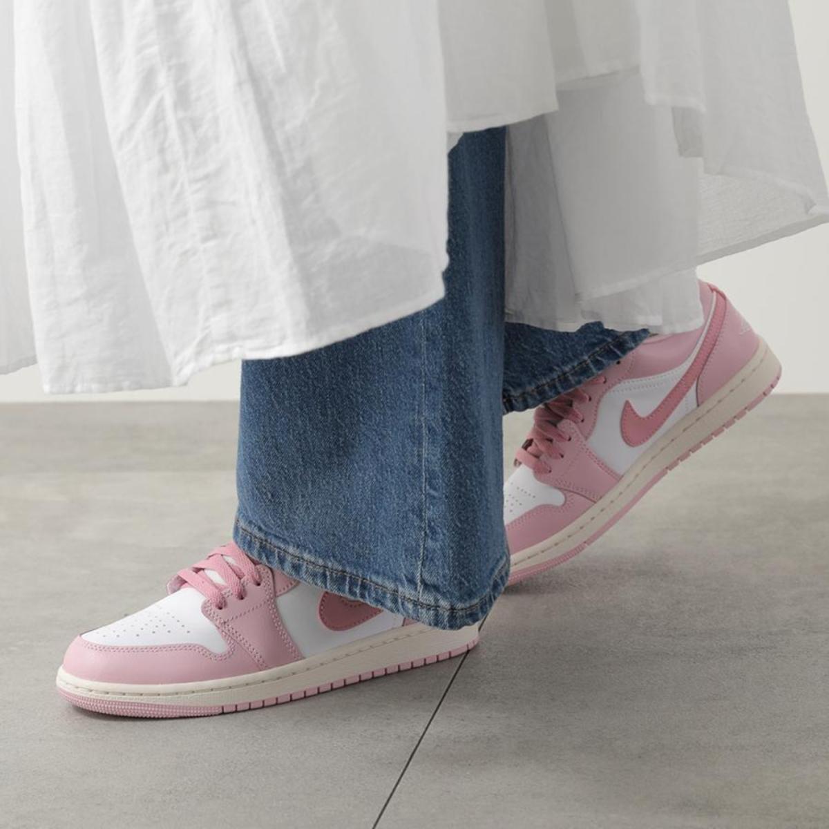 Giày Nike Air Jordan 1 Low Iced Carmine White DC0774-607 - Ảnh 7