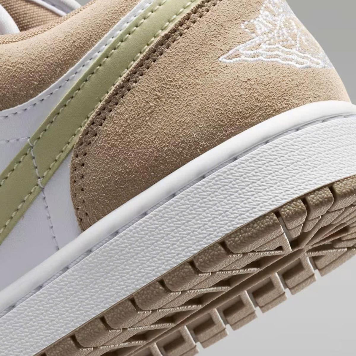 Giày Nike Air Jordan 1 Low Khaki Olive Aura DC0774-204 - Ảnh 5