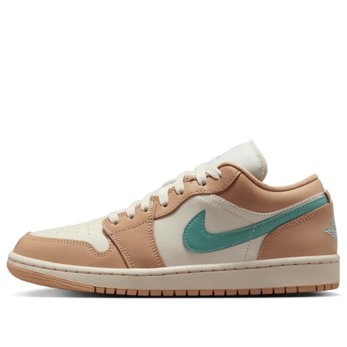 Giày Nike Air Jordan 1 Low ‘Light Brown’ DC0774-130 tổng thể tông nâu nhạt và trắng