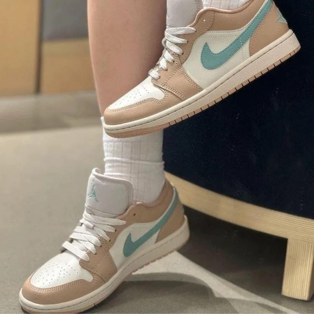 Giày Nike Air Jordan 1 Low Light Brown DC0774-130 - Ảnh 6