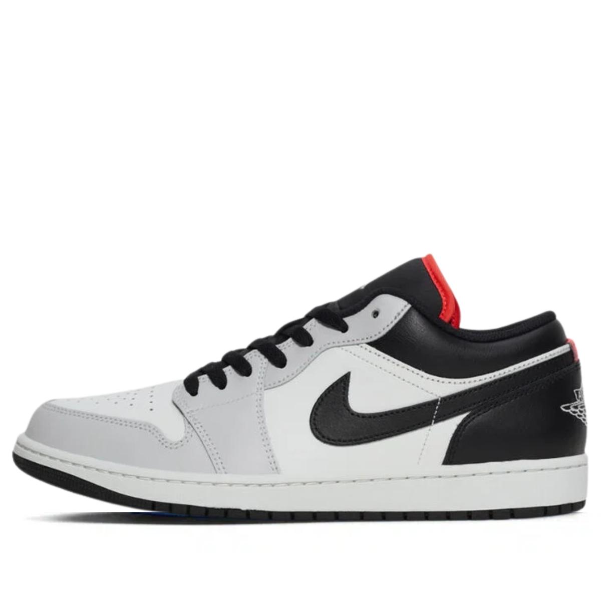 Giày Nike Air Jordan 1 Low Neutral Grey Infrared 553558-045 nhìn từ bên hông