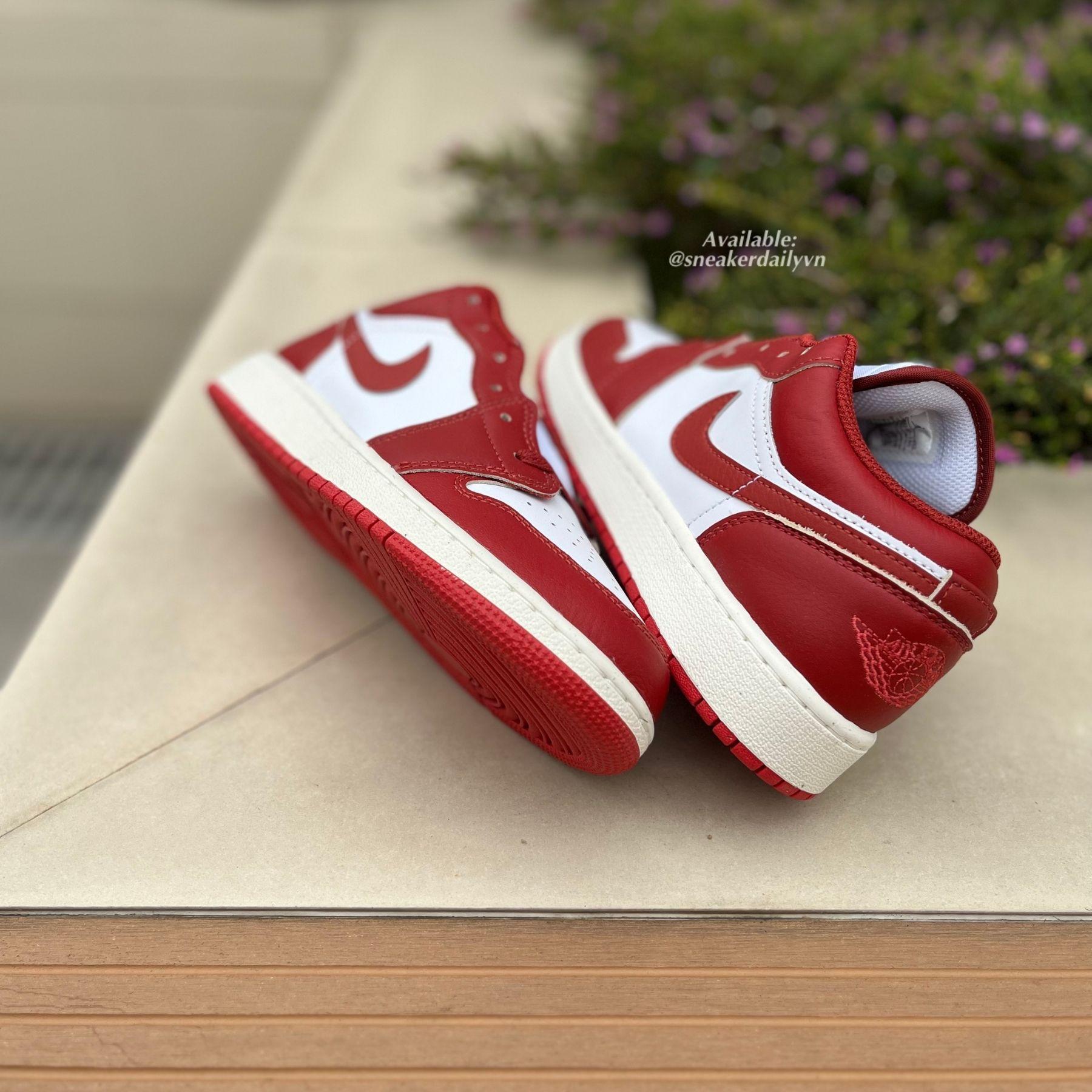 Giày Nike Air Jordan 1 Low SE GS Dune Red FJ3465-160 - Ảnh 6