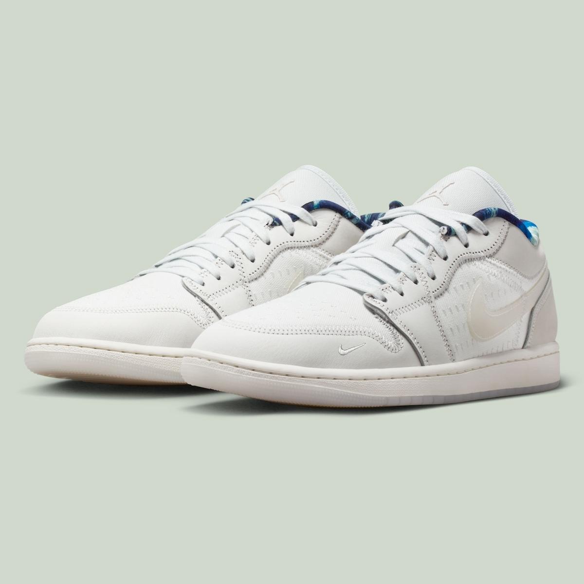 Giày Nike Air Jordan 1 Low SE Summit White Sail IR7337-121 - Ảnh 6
