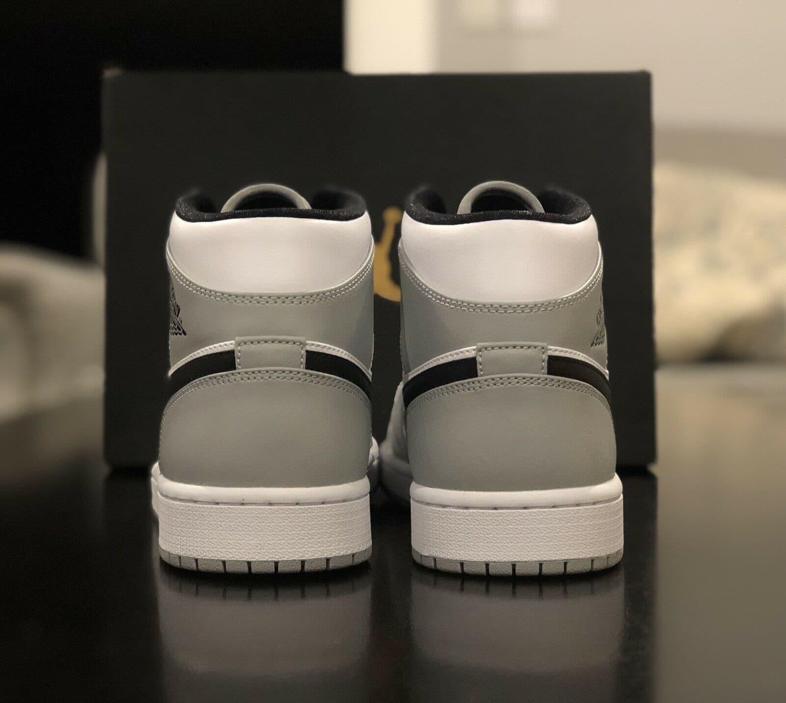Giày Nike Air Jordan 1 Mid Smoke Grey 554724-092 - Ảnh 13