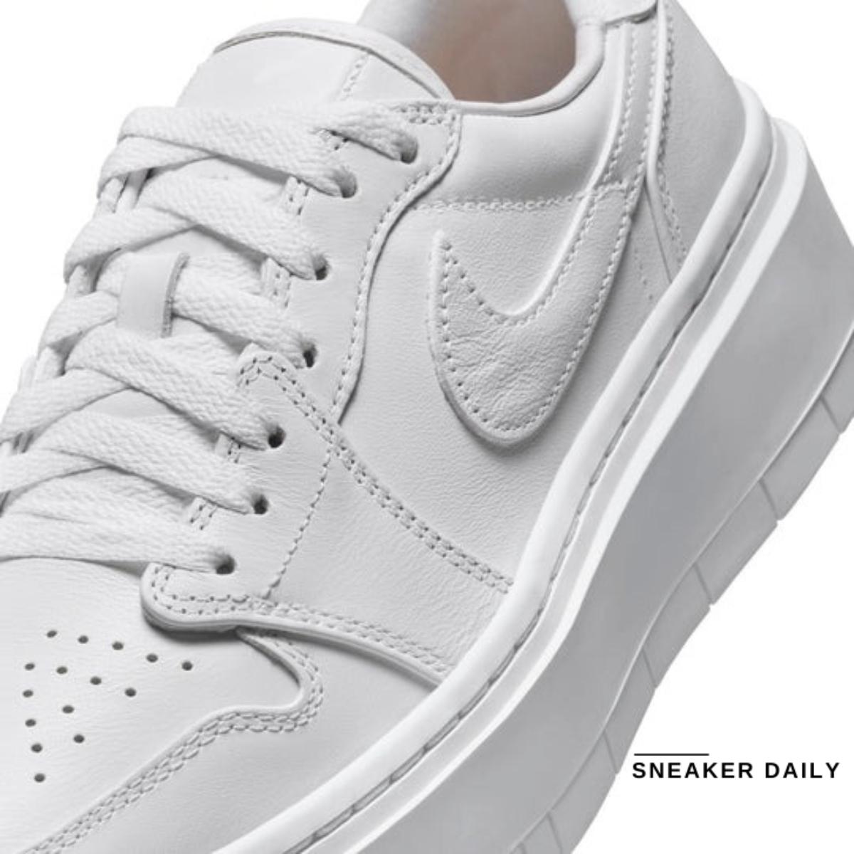 Giày (WMNS) Air Jordan 1 Elevate Low Triple White DH7004-111 - Ảnh 7