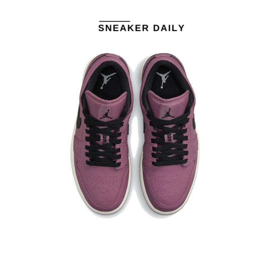 Giày (WMNS) Air Jordan 1 Low SE Light Mulberry DC7268-500 - Ảnh 7