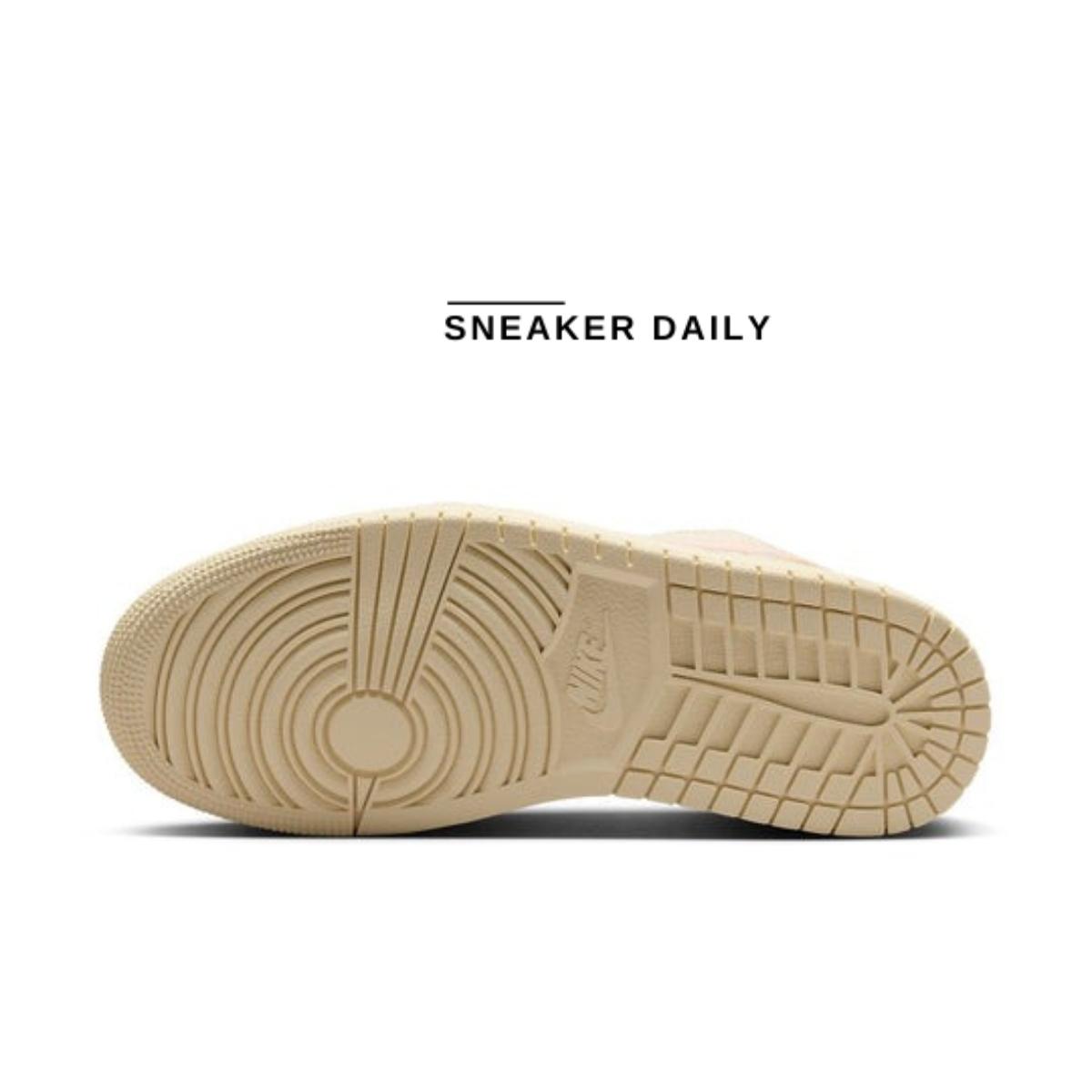 Giày (WMNS) Air Jordan 1 Low SE Linen Legend Pink FQ1925-100 - Ảnh 7