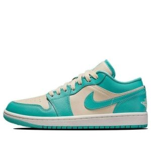 Giày (WMNS) Air Jordan 1 Low Tropical Teal Sandy Beige DC0774-131