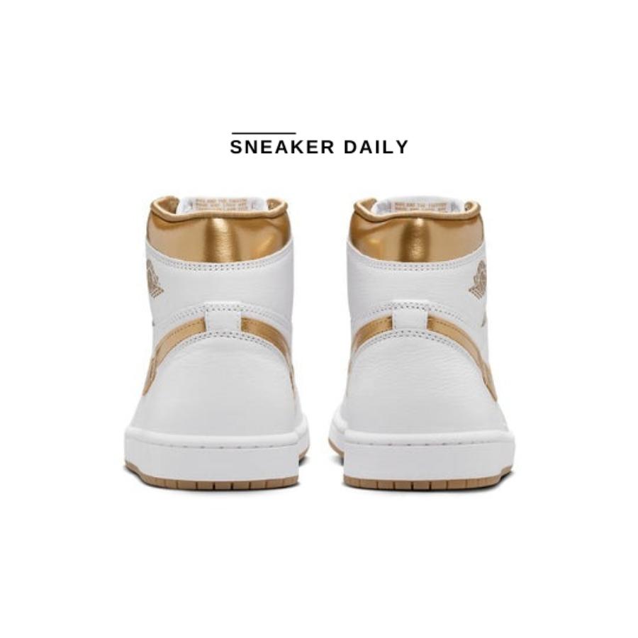 Giày (WMNS) Air Jordan 1 Retro High OG Metallic Gold FD2596-107 - Ảnh 5