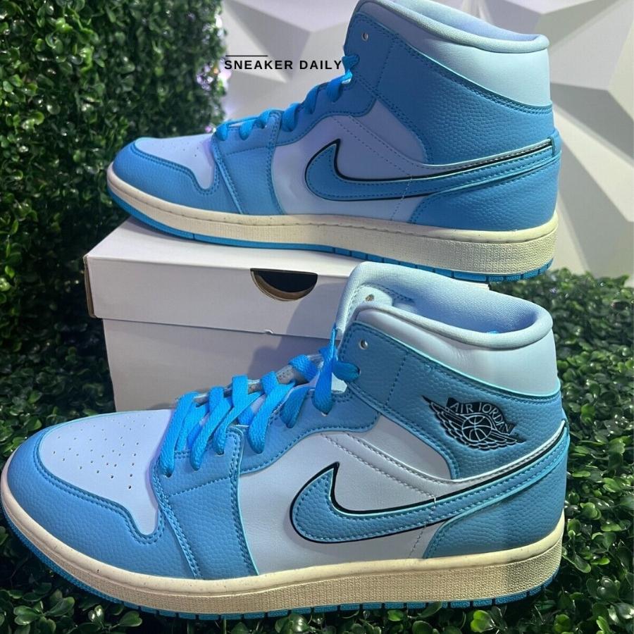 Giày Air Jordan 1 Mid Ice Blue DV1302-400 - Ảnh 3