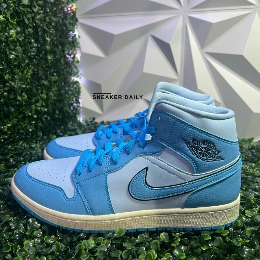 Giày Air Jordan 1 Mid Ice Blue DV1302-400 - Ảnh 4