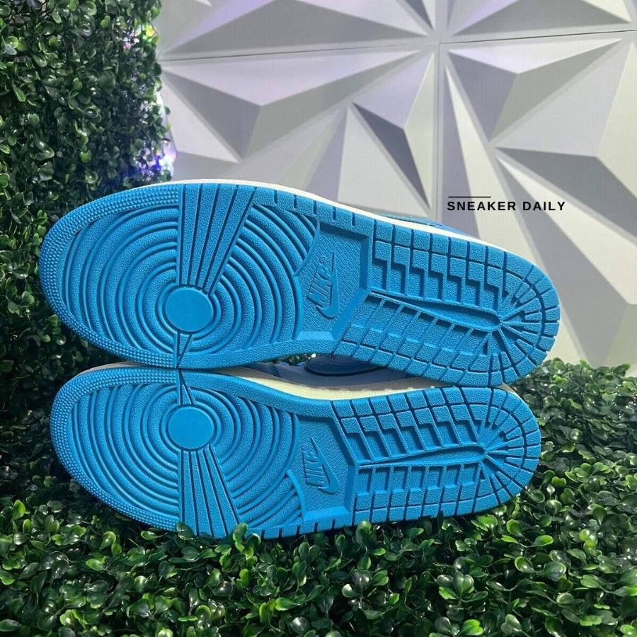 Giày Air Jordan 1 Mid Ice Blue DV1302-400 - Ảnh 7
