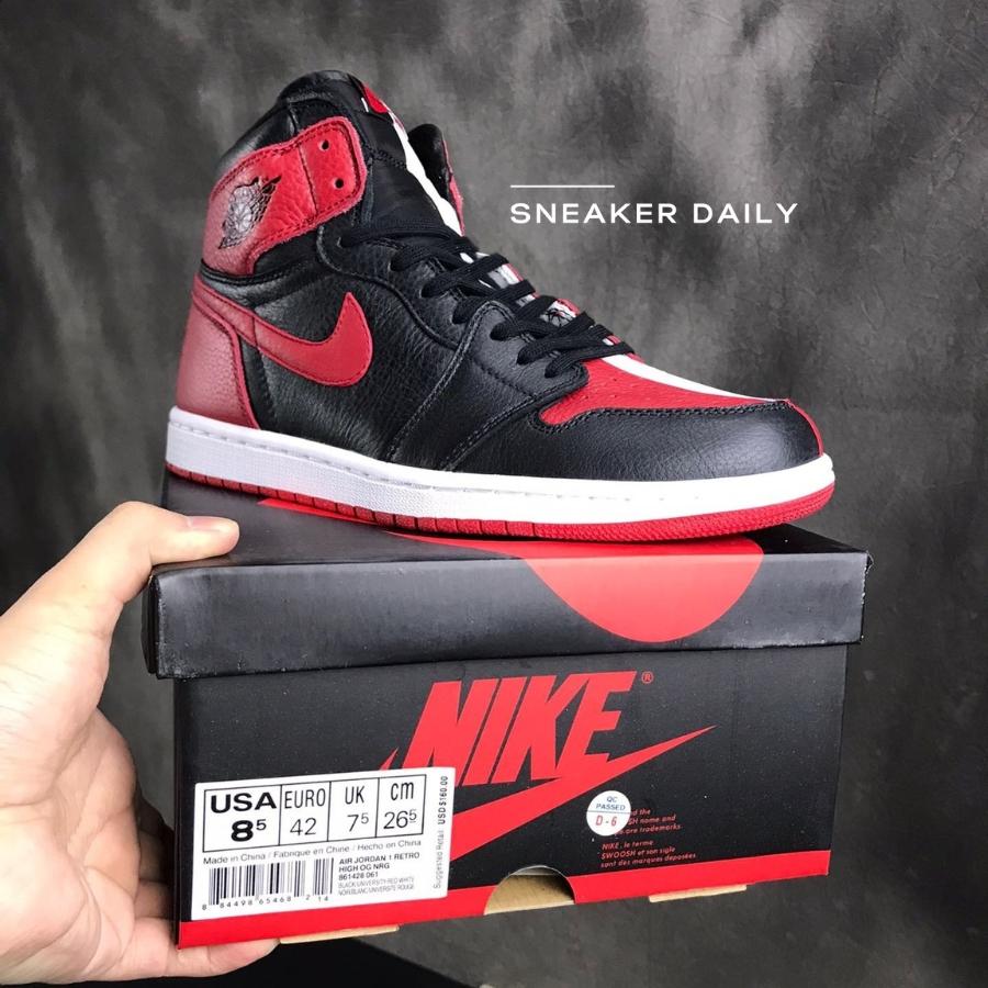 Giày Air Jordan 1 Retro High OG NRG Homage to Home 861428-061 - Ảnh 7