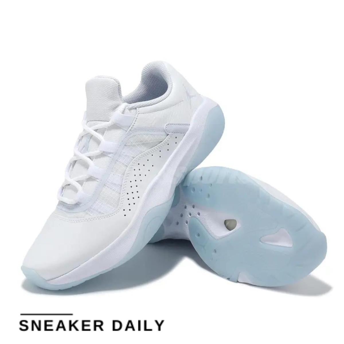 Giày Air Jordan 11 CMFT Low White Ice Blue (Wmns) DV2629-140 - Ảnh 7