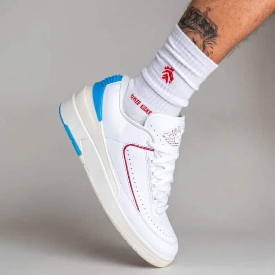 Giày Air Jordan 2 Retro Low UNC To Chicago DX4401-164 - Ảnh 3