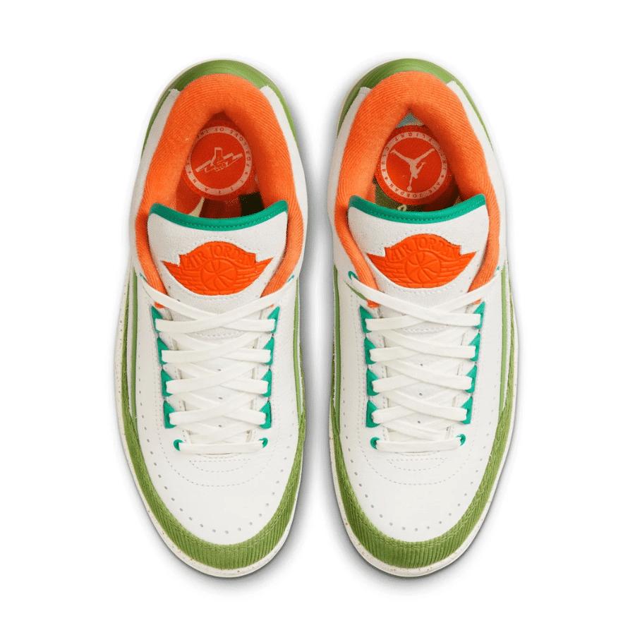 Giày Air Jordan 2 Retro Low x Titan- Sail/Safety Orange DV6206-183 - Ảnh 5