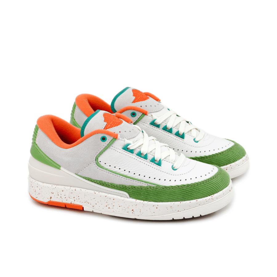 Giày Air Jordan 2 Retro Low x Titan- Sail/Safety Orange DV6206-183 - Ảnh 7