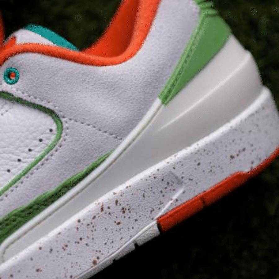 Giày Air Jordan 2 Retro Low x Titan- Sail/Safety Orange DV6206-183 - Ảnh 8