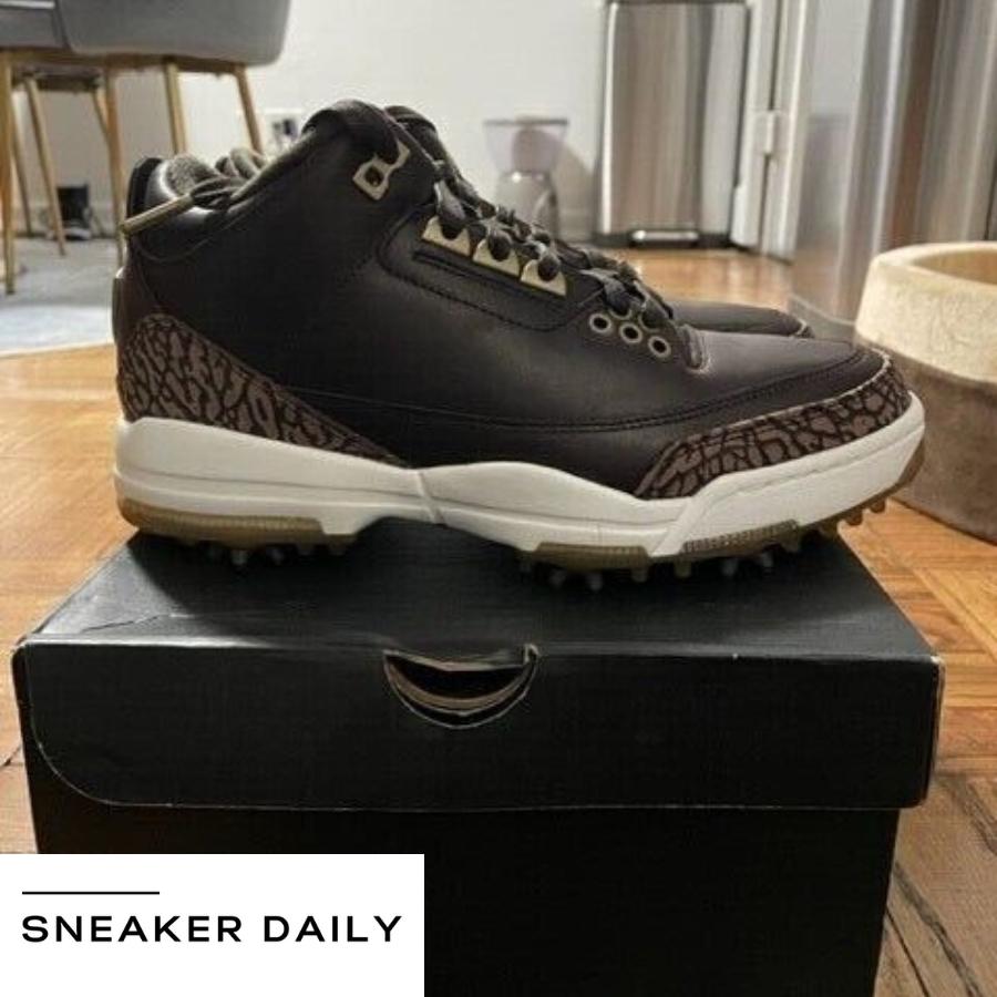 Giày Air Jordan 3 Golf Premium Brown AO8952-200 - Ảnh 3