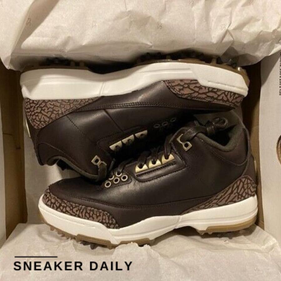 Giày Air Jordan 3 Golf Premium Brown AO8952-200 - Ảnh 5