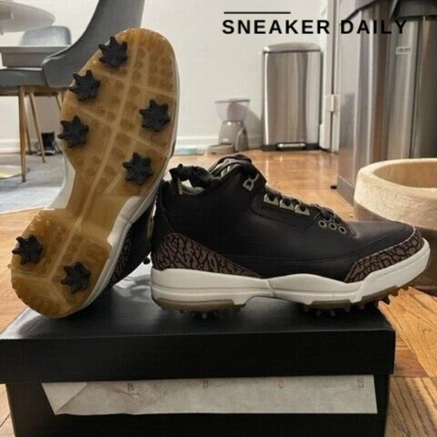 Giày Air Jordan 3 Golf Premium Brown AO8952-200 - Ảnh 6